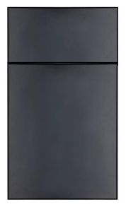 European Cabinets Frameless Panel Doors - Antrasit - Divine Cabinetry