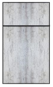 European Cabinets Frameless Panel Doors - Black Krystal - Divine Cabinetry