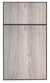 European Cabinets Frameless Panel Doors - Black Vega - Divine Cabinetry