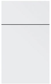 European Cabinets Frameless Panel Doors - Soft White - Divine Cabinetry