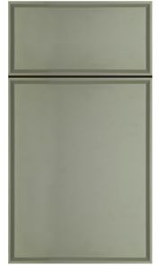 European Cabinets Frameless Panel Doors - Ole Green - Divine Cabinetry